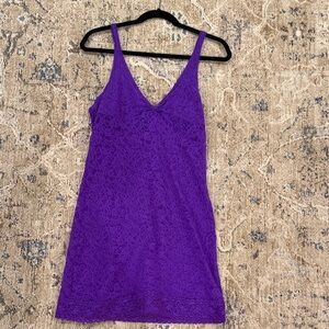 Victoria's Secret Purple Lace Chemise